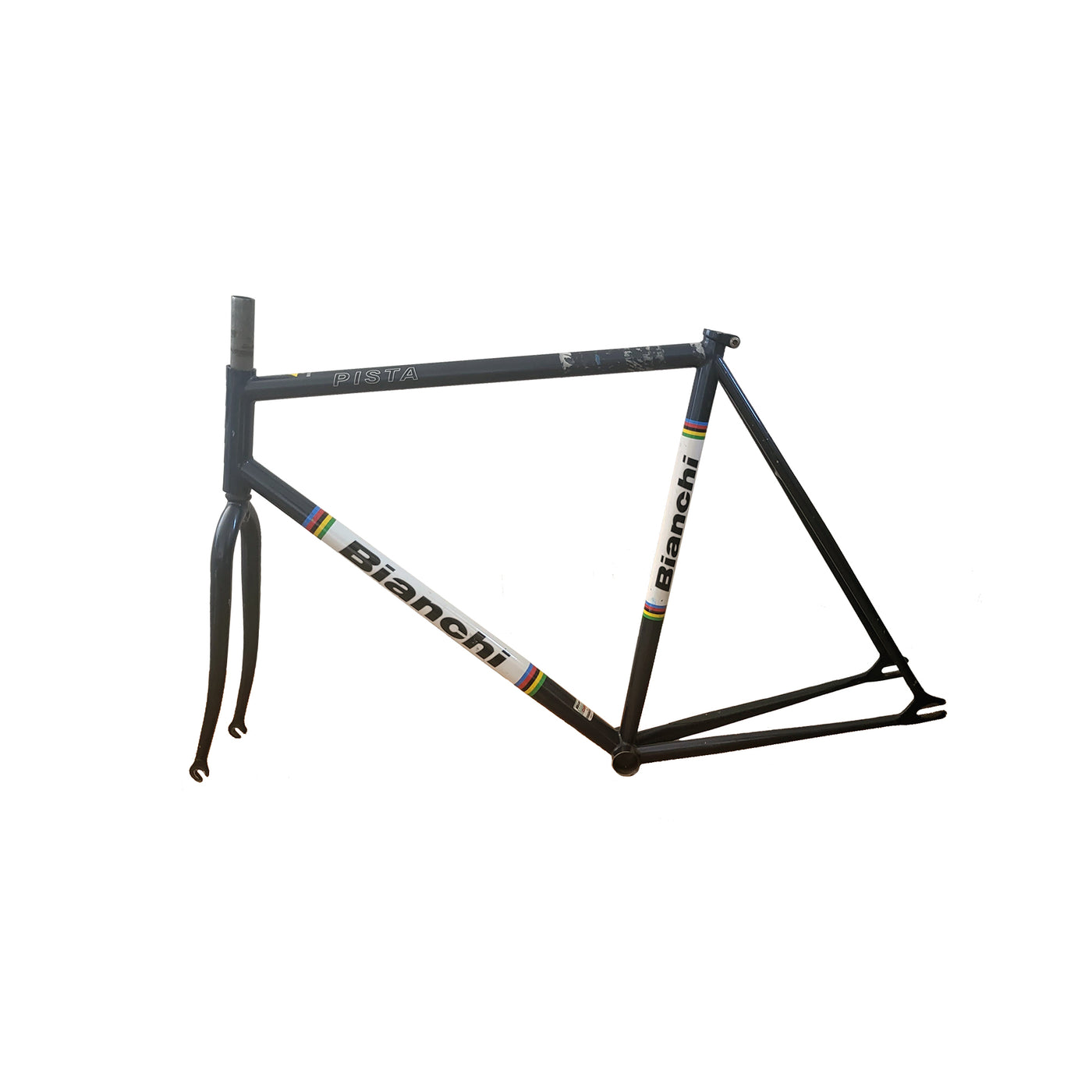 2010 Bianchi Pista Dark Blue Road Bike Frame | Size 57cm