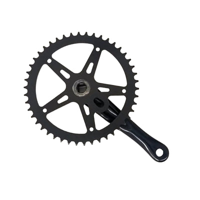 Single Speed Crankset 170mm Crank Arms, Square Taper (Aluminum Forged)